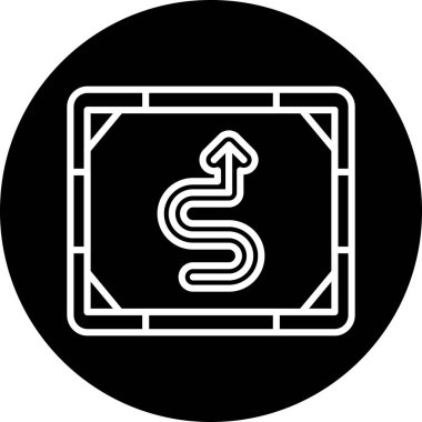 Seo simgesinin vektör illüstrasyonu