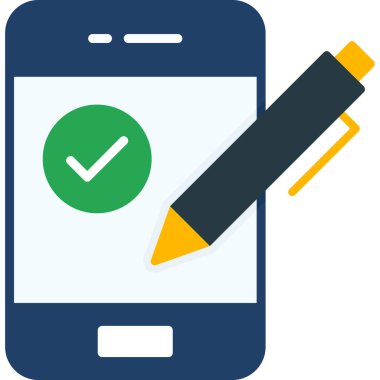 düz biçimli cep telefonu denetimi simgesi