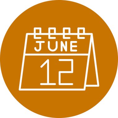 Takvim simgesinin vektör illüstrasyonu