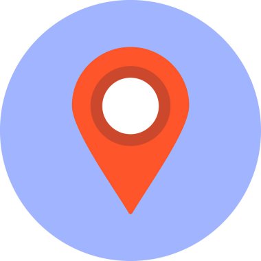 harita pin vektör simgesi.