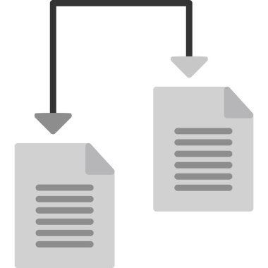 belge dosya simgesi ana hat biçiminde