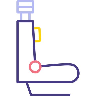 Bir sandalyenin vektör illüstrasyonu