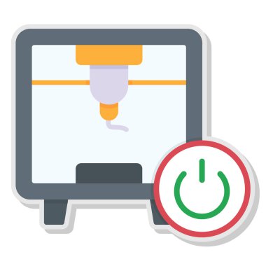 bilgisayar simgesi vektör illüstrasyonu