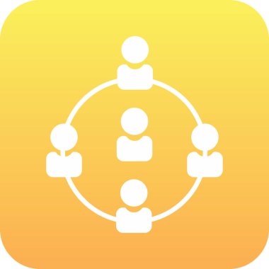 İş ve finans simgesinin vektör illüstrasyonu