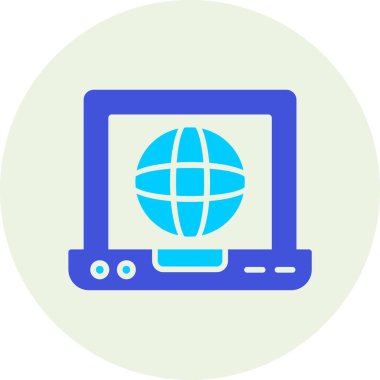 genel web simgesi basit vektörü.