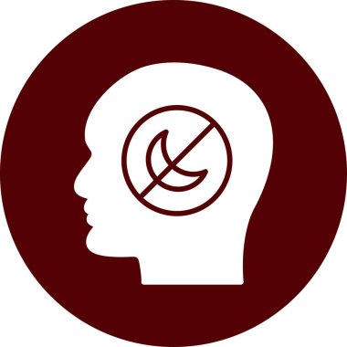 İnsan simgesinin vektör illüstrasyonu.