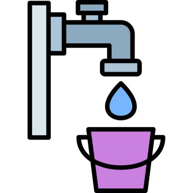 banyo lavabosu vektör simgesi