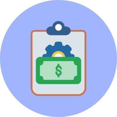 para simgesi, basit vektör illüstrasyon tasarımı