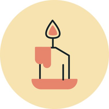 Mum. Web simgesi basit illüstrasyon