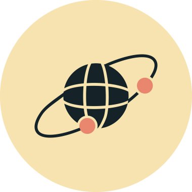 Uydu. Web simgesi basit illüstrasyon