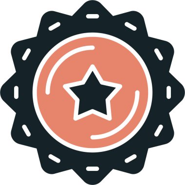 Madalya. Web simgesi basit tasarım