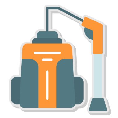 elektrik süpürgesi modern vektör simgesi