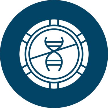 DNA simgesi vektör illüstrasyonu