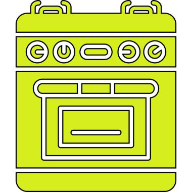 Mutfak. Web simgesi basit illüstrasyon