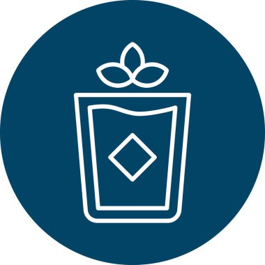 hediye simgesi, vektör çizimi