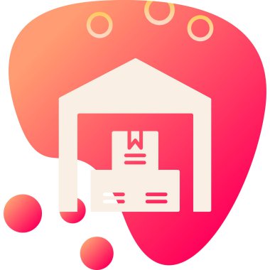 Bina. Web simgesi basit illüstrasyon