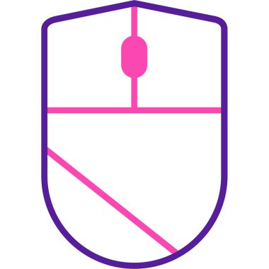 Kalkan. Web simgesi basit illüstrasyon