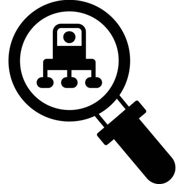 Ara. Web simgesi basit illüstrasyon