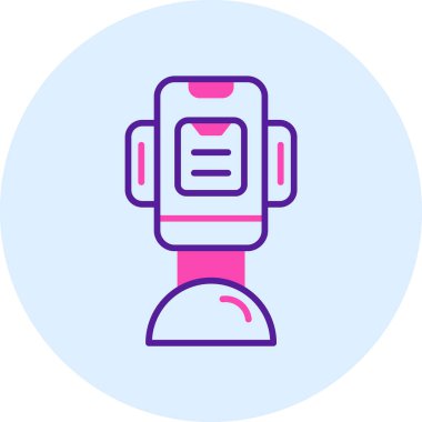 robot modern simge vektör illüstrasyonu