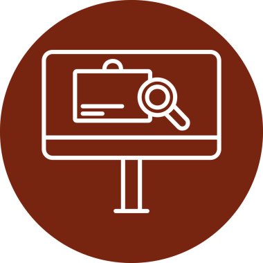 seo modern simgesinin vektör illüstrasyonu