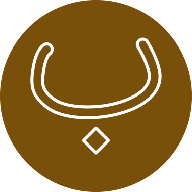 At nalı simgesinin vektör illüstrasyonu