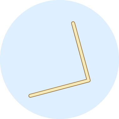 Yay şeklinde ahşap sopaların simgesi.