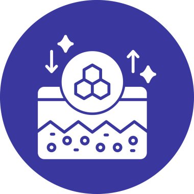 Bir benzin istasyonu simgesinin vektör illüstrasyonu