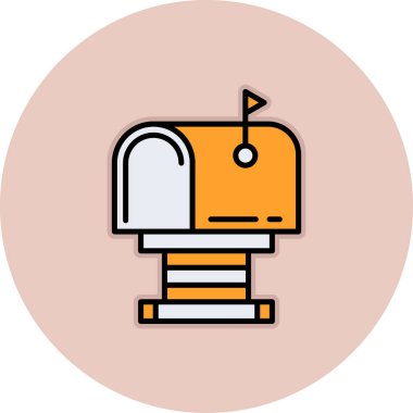 Modern simgenin vektör illüstrasyonu