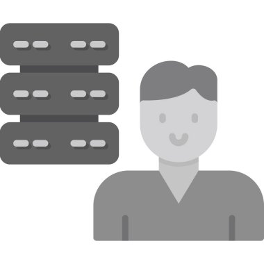 iş adamı düz tasarım illüstrasyonu