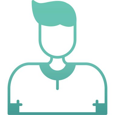 Erkek simge vektör çizim