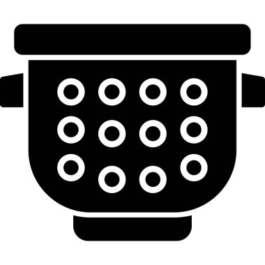 yemek tenceresi simgesi, basit biçim
