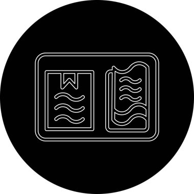 Vektör Defteri Simgesi illüstrasyonu