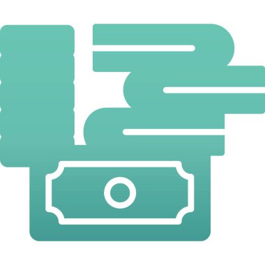 atm düz vektör sembolü