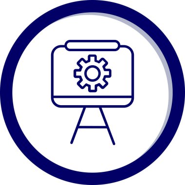 seo modern simgesinin vektör illüstrasyonu