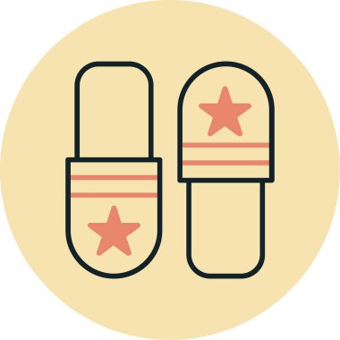 Modern simgenin vektör illüstrasyonu