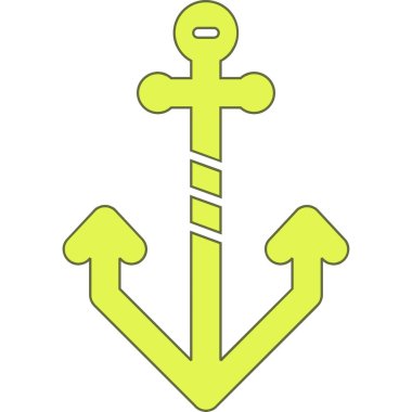 Çapa. Web simgesi basit illüstrasyon