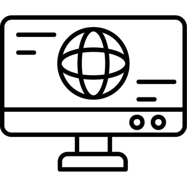 Bilgisayar monitörü. Basit tasarım