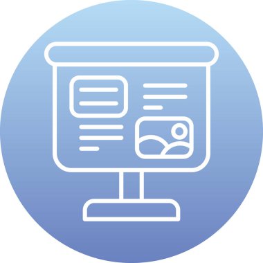 seo modern simgesinin vektör illüstrasyonu