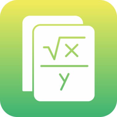 Benzersiz matematik vektörü simgesi