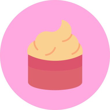 Tatlım. Web simgesi basit illüstrasyon