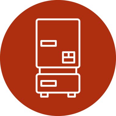 Modern simgenin vektör illüstrasyonu