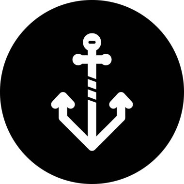 çapa simgesi vektör illüstrasyonu