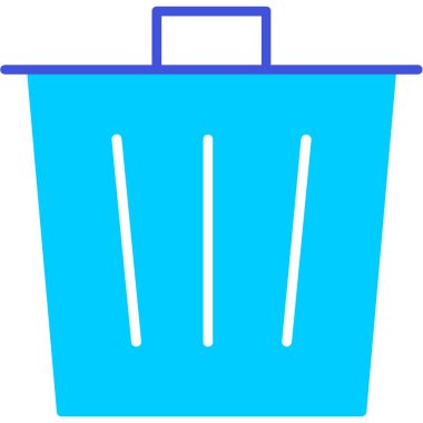 Alışveriş sepeti simgesi basit tasarım