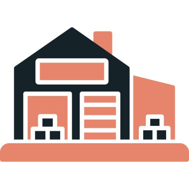 Fabrika oluşturma vektör simgesi