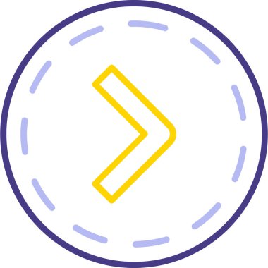 Bir simgenin vektör illüstrasyonu