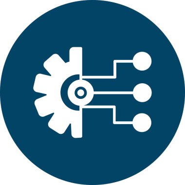 Teçhizat Web simgesi basit illüstrasyon