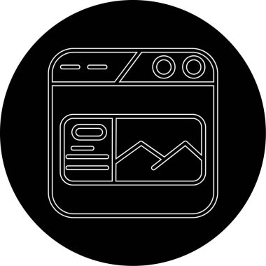 seo modern simgesinin vektör illüstrasyonu