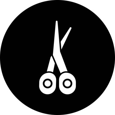 Makas vektör simgesi tasarım