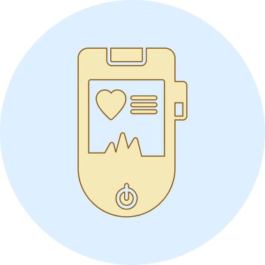 Modern b 'nin vektör illüstrasyonu kalp ikonundan yoksun