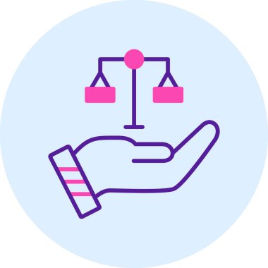 kanun simgesi vektör illüstrasyonu